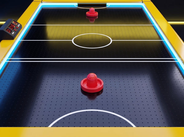Mesa de Air Hockey Marcador Digital BumbleBlack
