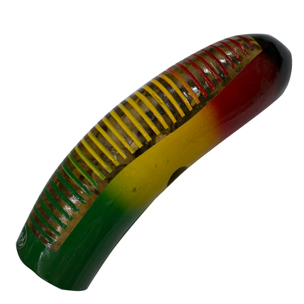 Güiro Salsero Mediano Profesional Calabazo + Rascador 26 a 32 cm