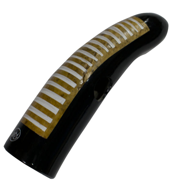 Güiro Salsero Mediano Profesional Calabazo + Rascador 26 a 32 cm