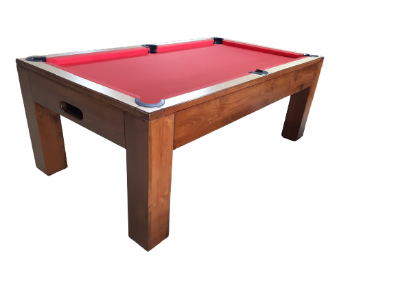 Mesa Comedor Multijuegos 3 en 1 Nacional Billar Pool, Ping Pong y Comedor
