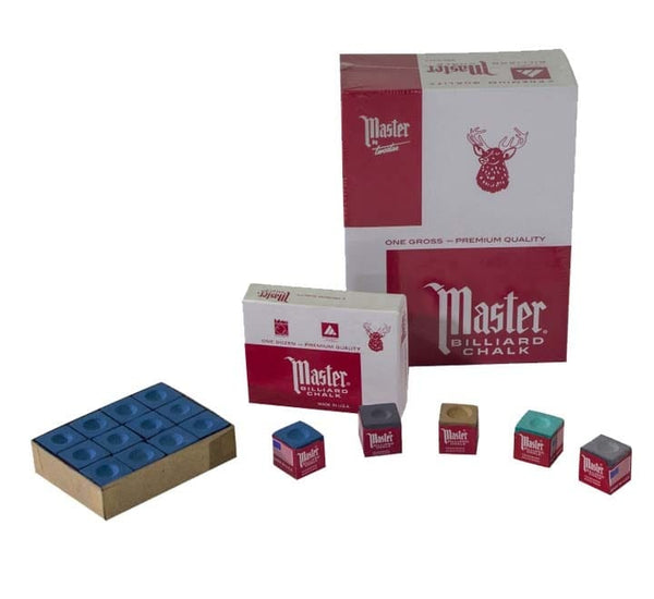 Tiza Máster Azul x 12 Unidades para Billar