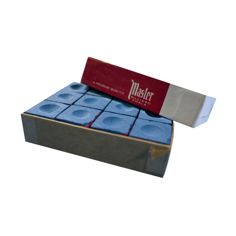 Tiza Máster Azul x 12 Unidades para Billar