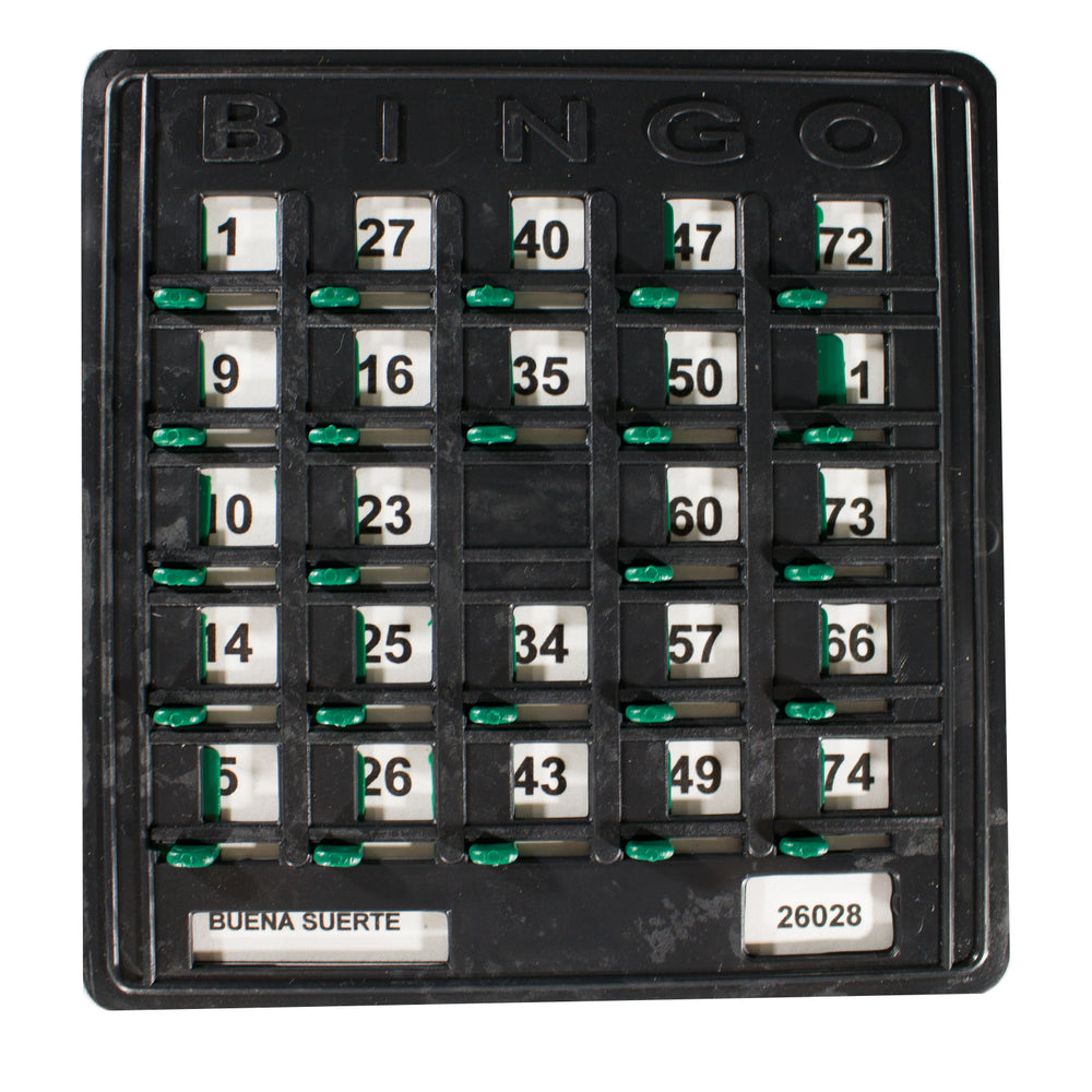 Tabla Plástica Bingo Profesional