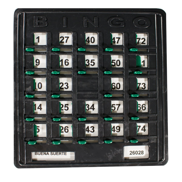 Tabla Plástica Bingo Profesional