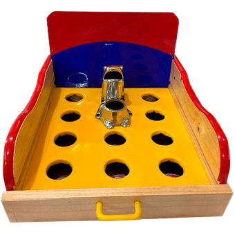 Juego de Rana Portátil Bogotana de Lujo en pino