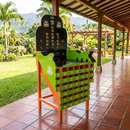Juego De Sapo Grande Tradicional En Madera Maciza 170x84cm - Billares Excalibur