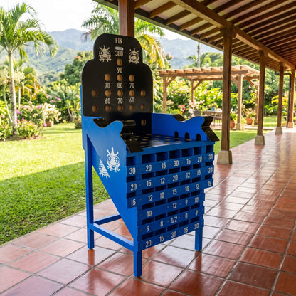 Juego De Sapo Grande Tradicional En Madera Maciza 170x84cm - Billares Excalibur