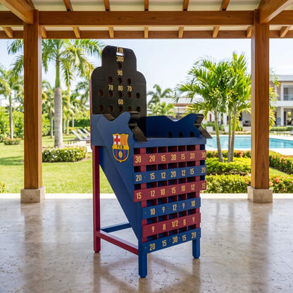 Juego De Sapo Mediano Sencillo En Madera Maciza 160x70cm - Billares Excalibur