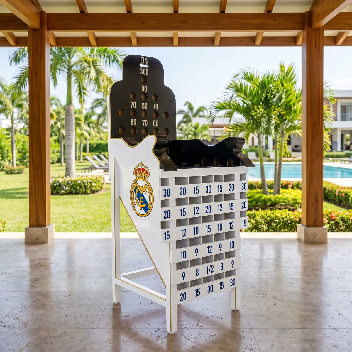 Juego De Sapo Mediano Sencillo En Madera Maciza 160x70cm - Billares Excalibur