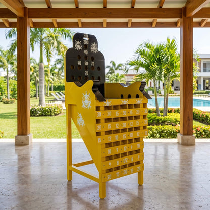 Juego De Sapo Mediano Sencillo En Madera Maciza 160x70cm - Billares Excalibur