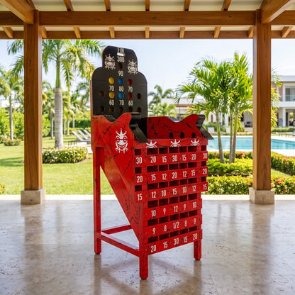 Juego De Sapo Mediano Sencillo En Madera Maciza 160x70cm - Billares Excalibur