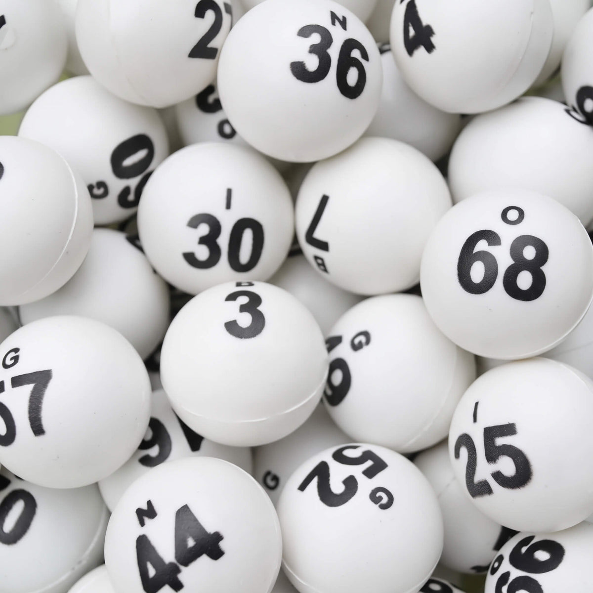 Balotas Plásticas Para Bingo 40mm – Set x75 Tampografía Profesional Excalibur - Default Title