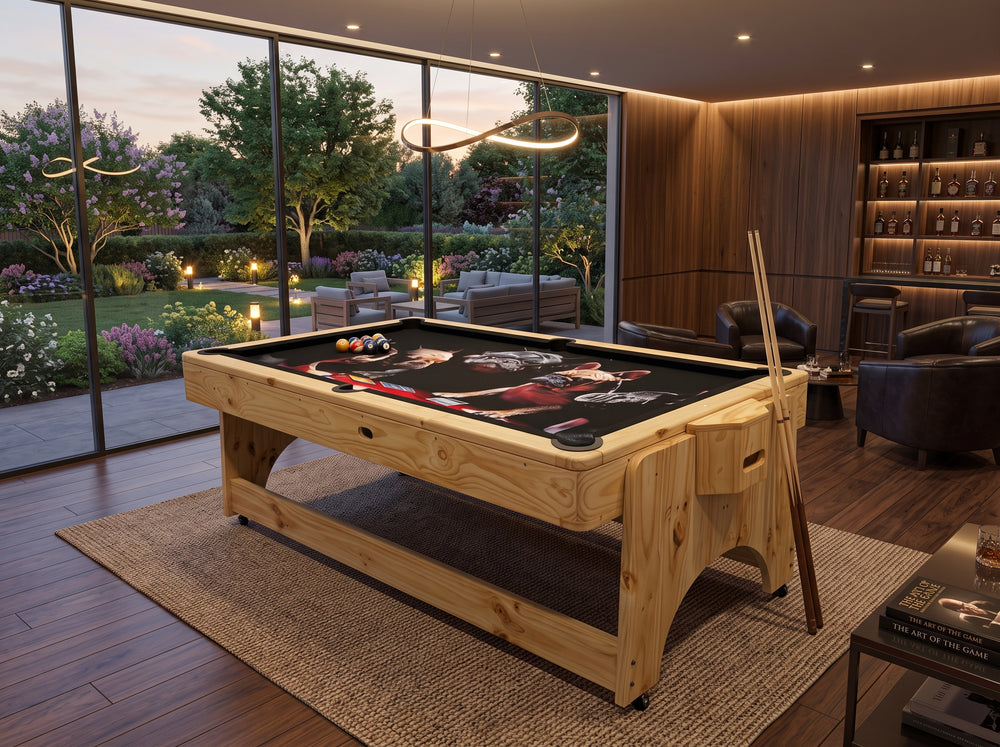Mesa Multijuegos 4 en 1 Premium Excalibur Billar Pool - Air Hockey