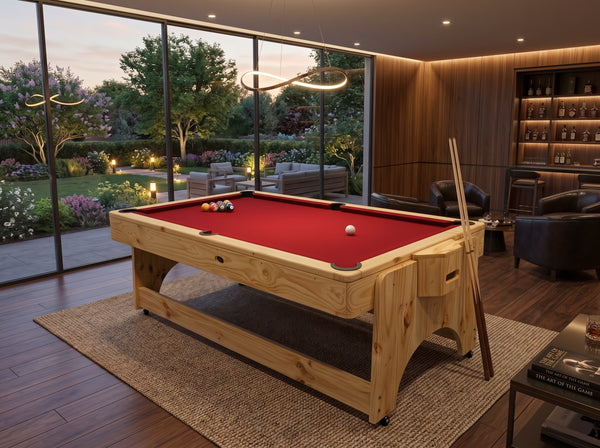 Mesa Multijuegos 4 en 1 Premium Excalibur Billar Pool - Air Hockey