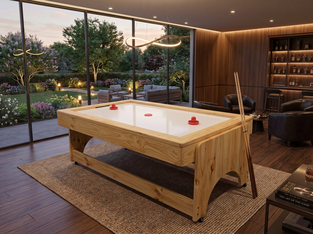 Mesa Multijuegos 4 en 1 Premium Excalibur Billar Pool - Air Hockey