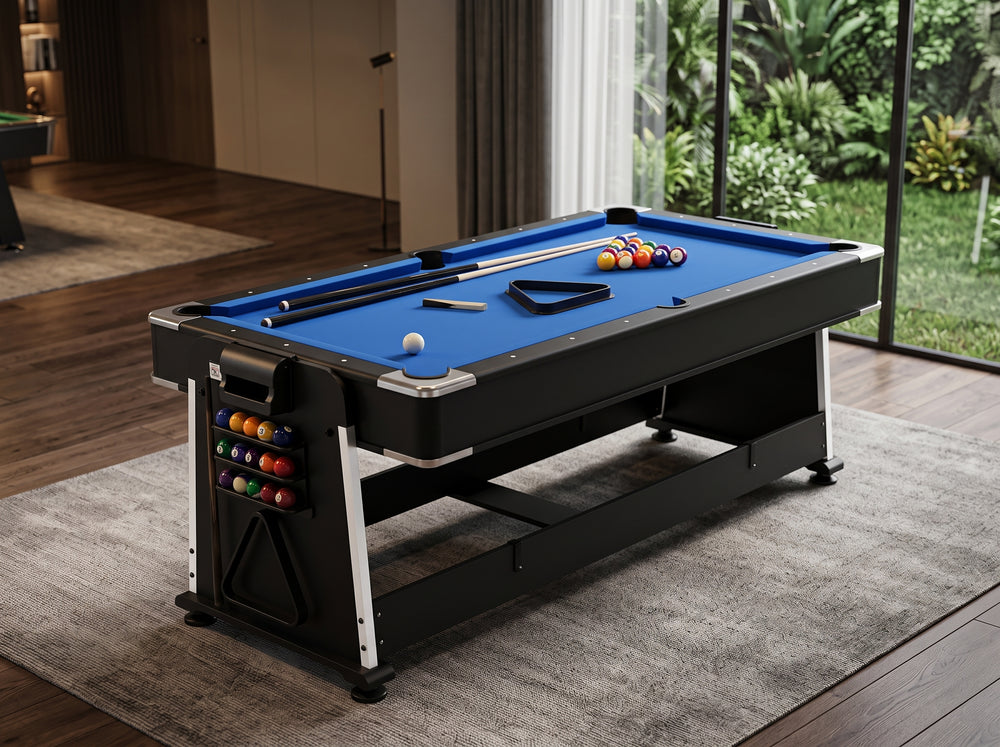 Mesa Multijuegos 4 en 1 Importada Profesional | Billar, Hockey, Ping Pong, Comedor - Excalibur