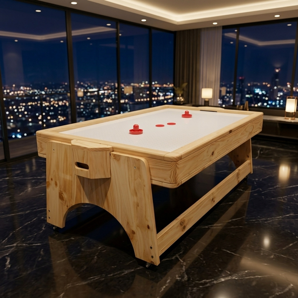 Mesa Multijuegos 2 en 1 Premium Excalibur Billar Pool - Air Hockey