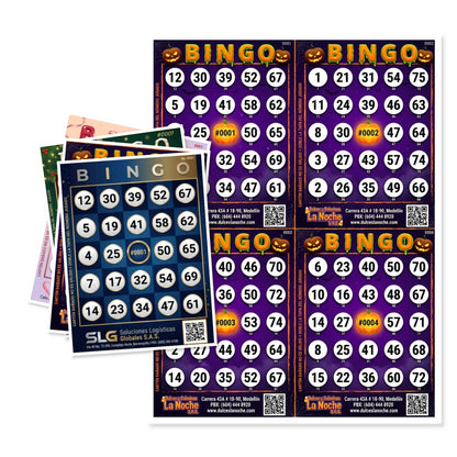 Tablas de Bingo en PDF Imprimibles Personalizadas | Excalibur