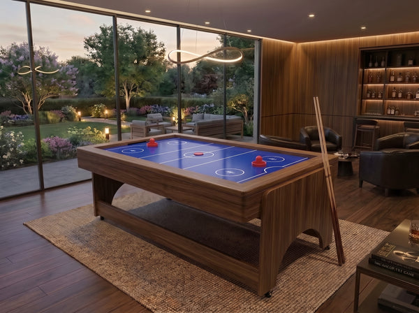 Mesa Multijuegos 4 en 1 Premium Excalibur Billar Pool - Air Hockey