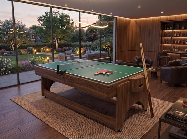 Mesa Multijuegos 4 en 1 Premium Excalibur Billar Pool - Air Hockey