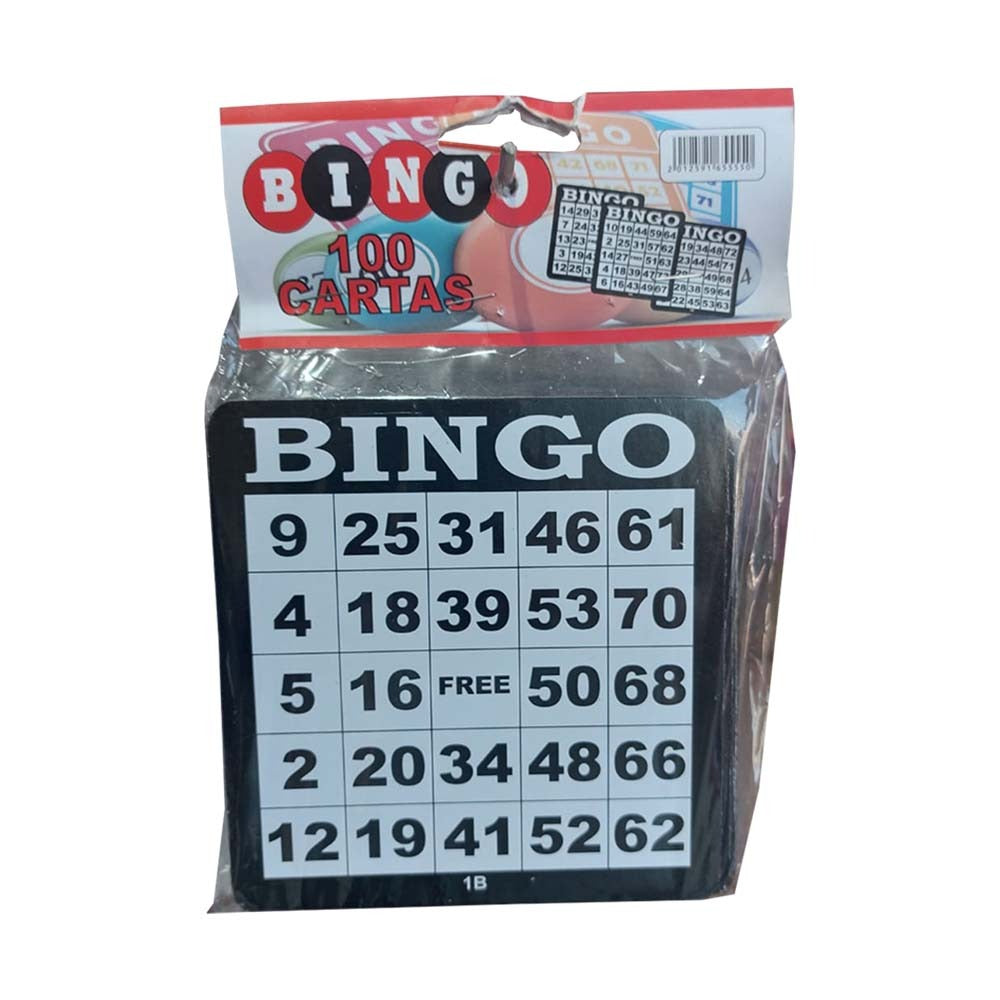 Venta de cartones de bingo