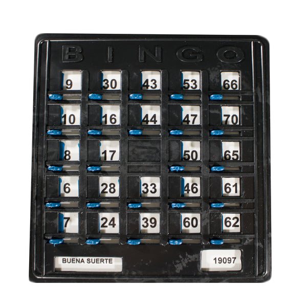 Tabla Plástica Para Bingo Profesional Código Barras