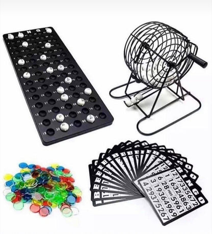 Juego de Bingo Completo Pequeño Familiar Con Tablas
