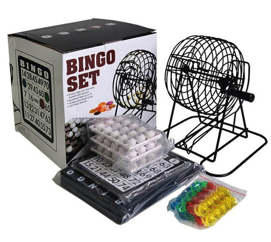 Juego de Bingo Completo Pequeño Familiar Con Tablas