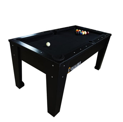 Mesa de Pool Sala con  Mixto para Billar - rojo
